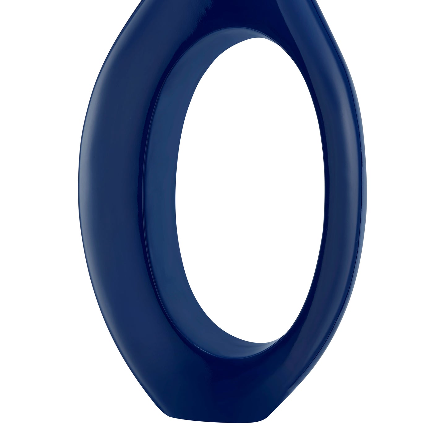 Trombone Vase // Large Navy Blue - Disselt Designs