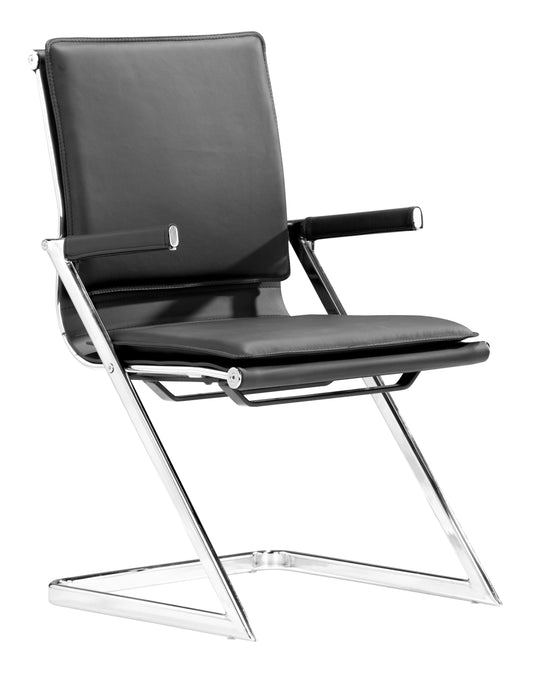 Lider Plus Conference Chair (Set of 2) Black - Disselt Designs