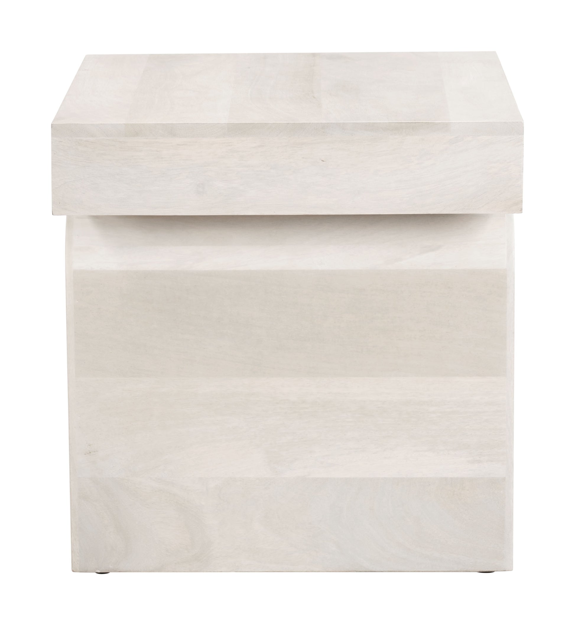 Kiel Side Table Whitewashed - Disselt Designs