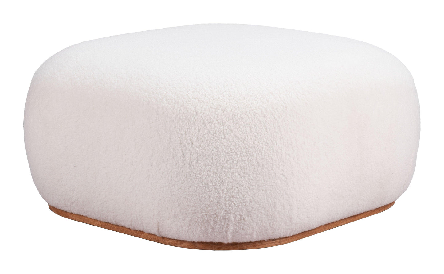 Azua Ottoman Cream - Disselt Designs