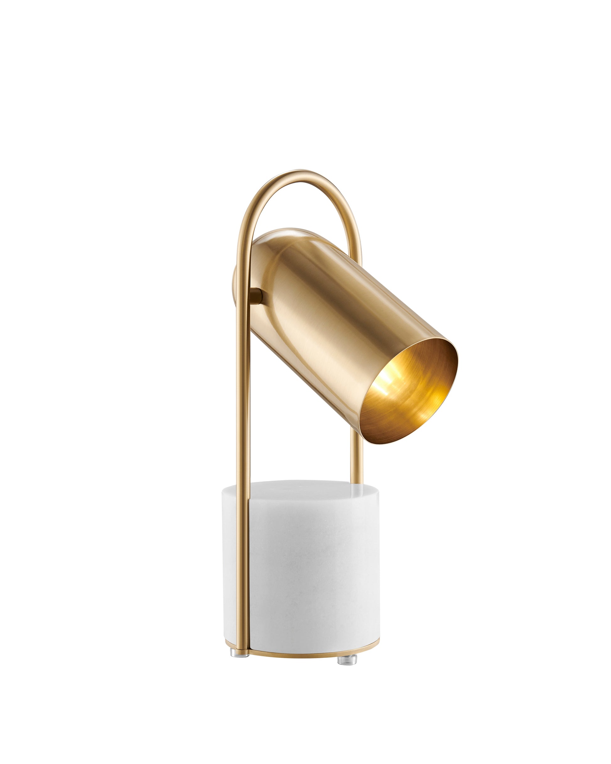 Chrysalism Gold and Marble Table Lamp - Disselt Designs