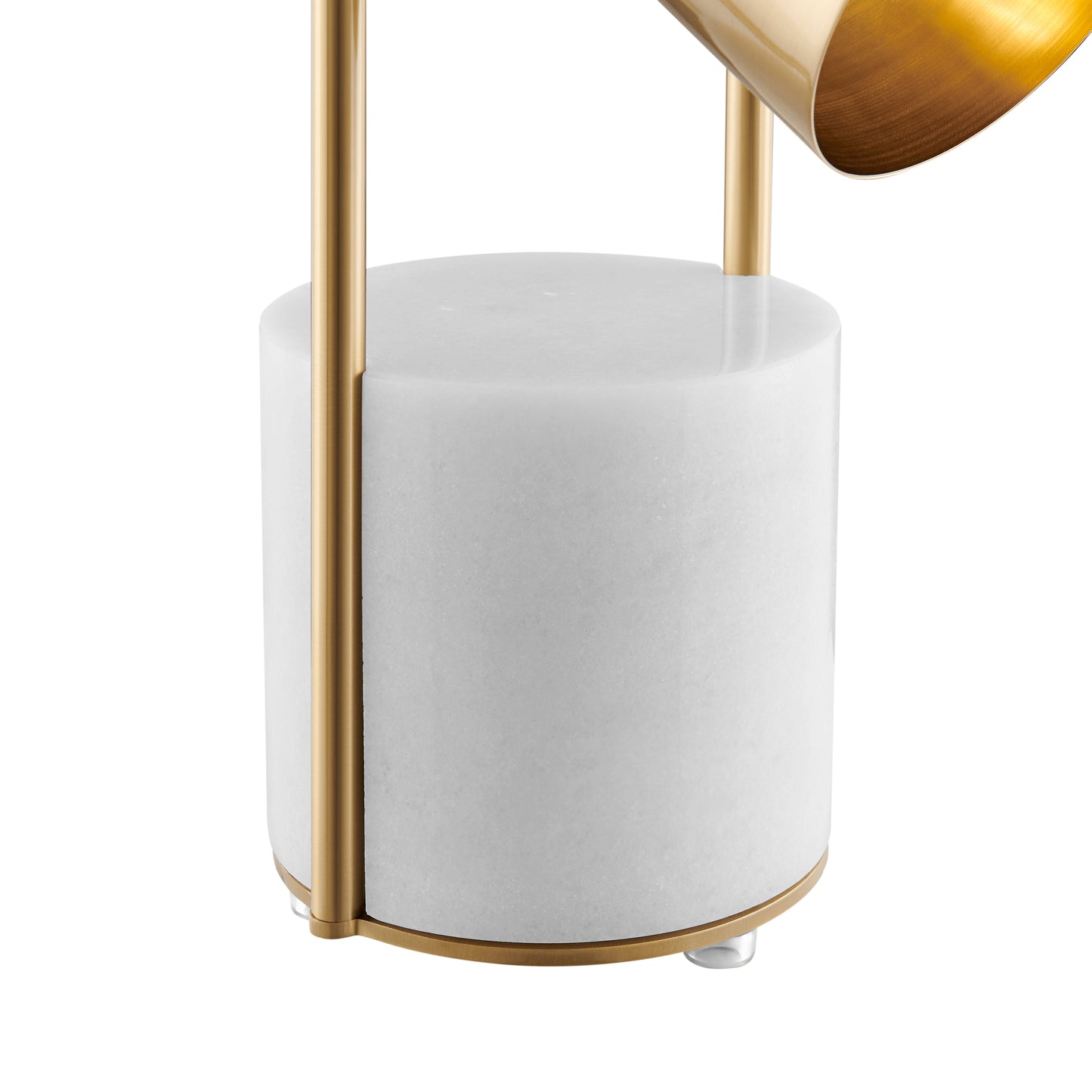 Chrysalism Gold and Marble Table Lamp - Disselt Designs