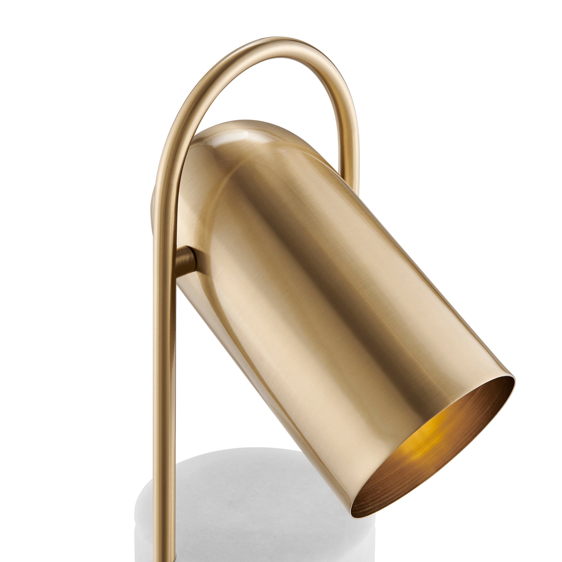 Chrysalism Gold and Marble Table Lamp - Disselt Designs