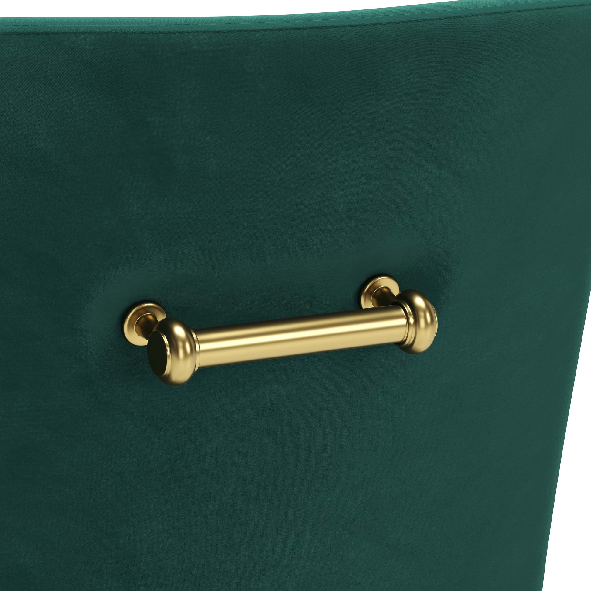 Maxine Dining Chair Green & Gold - Disselt Designs