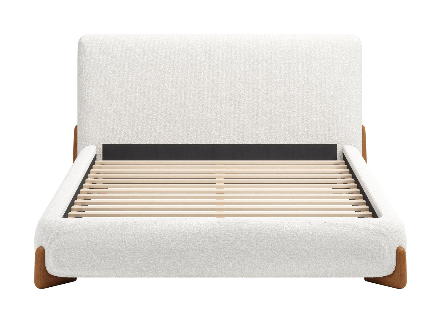 Baris Queen Bed Ivory - Disselt Designs