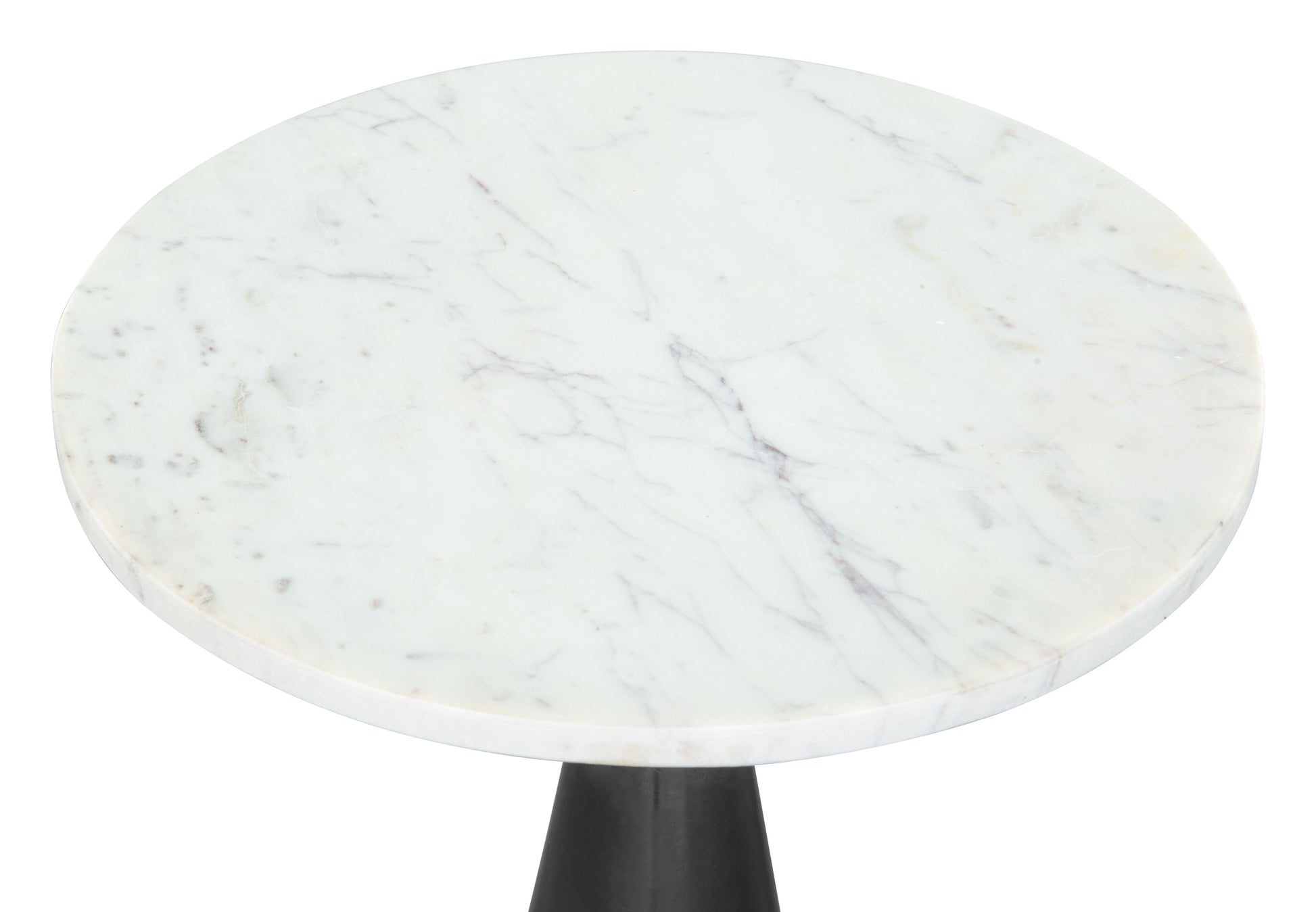 Tim Side Table White & Black - Disselt Designs