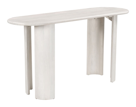 Risan Console Table Whitewashed - Disselt Designs