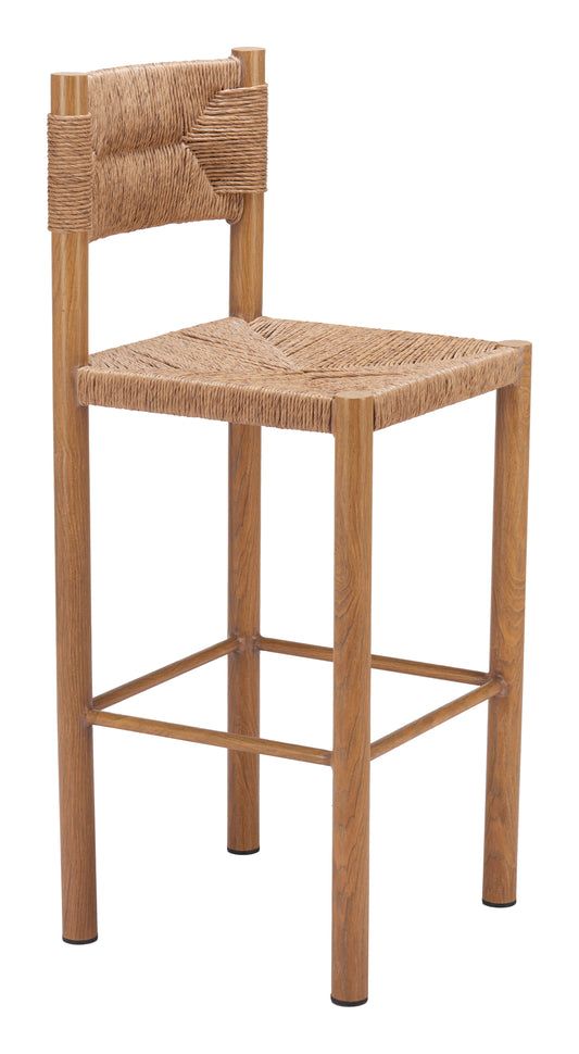 Iska Barstool (Set of 2) Natural - Disselt Designs