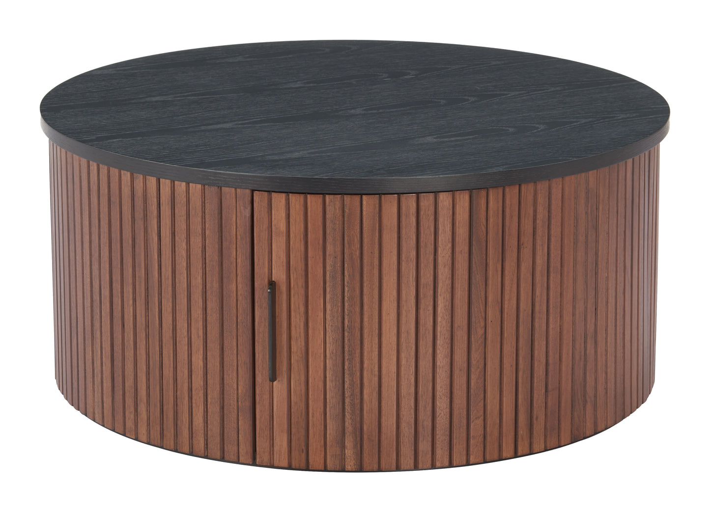 Nejaus Coffee Table Black & Walnut - Disselt Designs