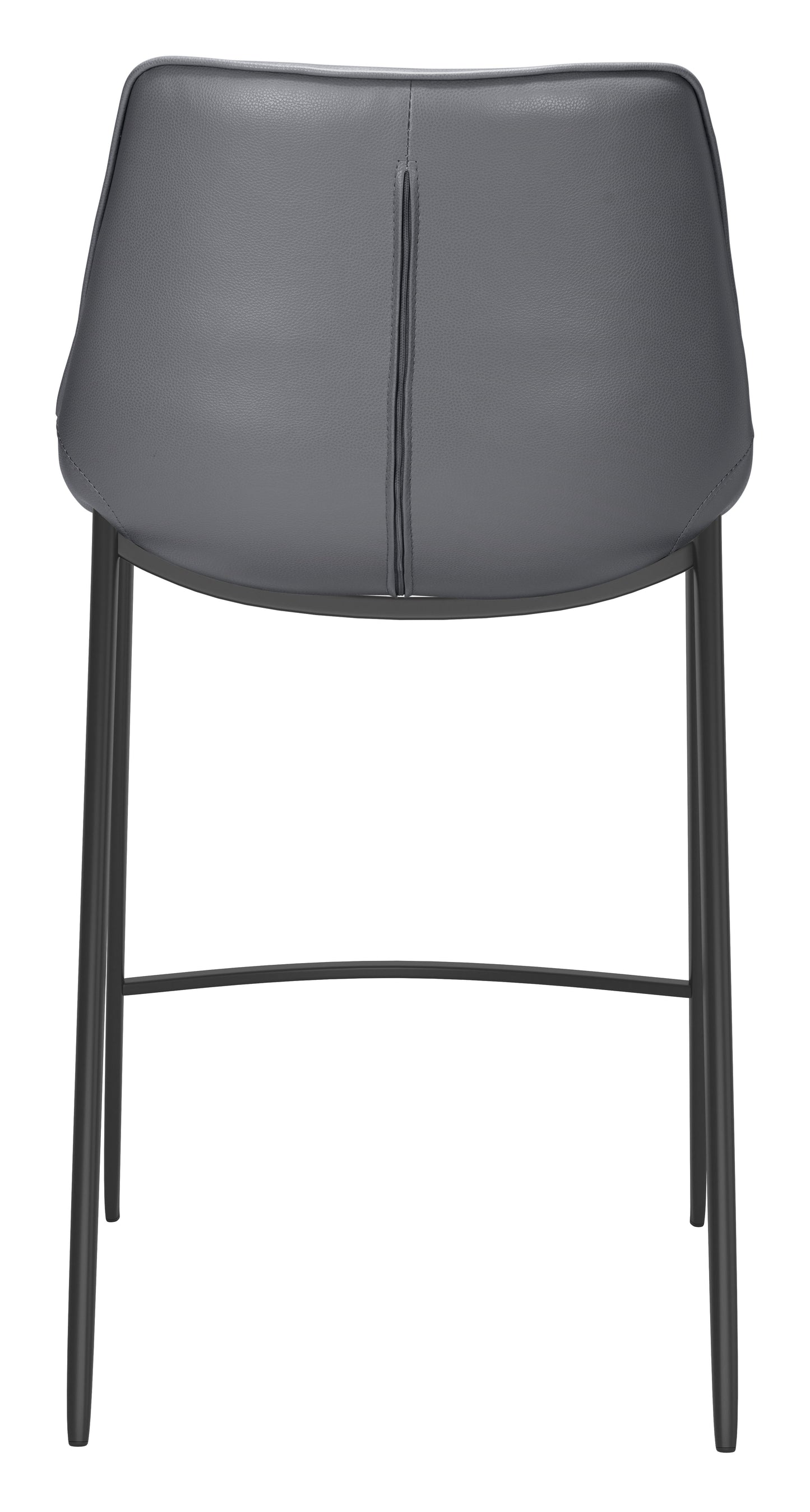 Magnus Counter Stool (Set of 2) Dark Gray & Black - Disselt Designs