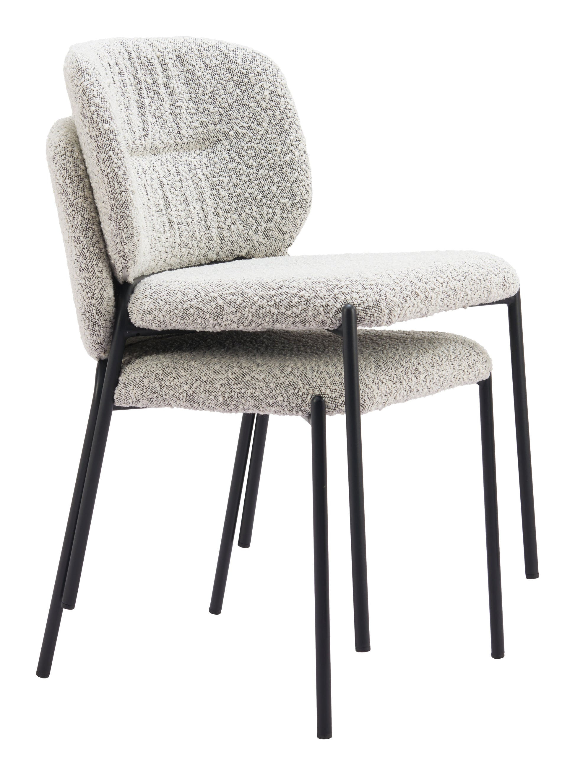 Plat Dining Chair (Set of 2) Gray - Disselt Designs