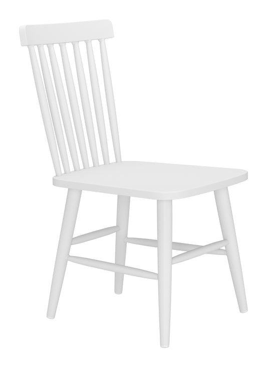 Zeilen Dining Chair (Set of 2) White - Disselt Designs