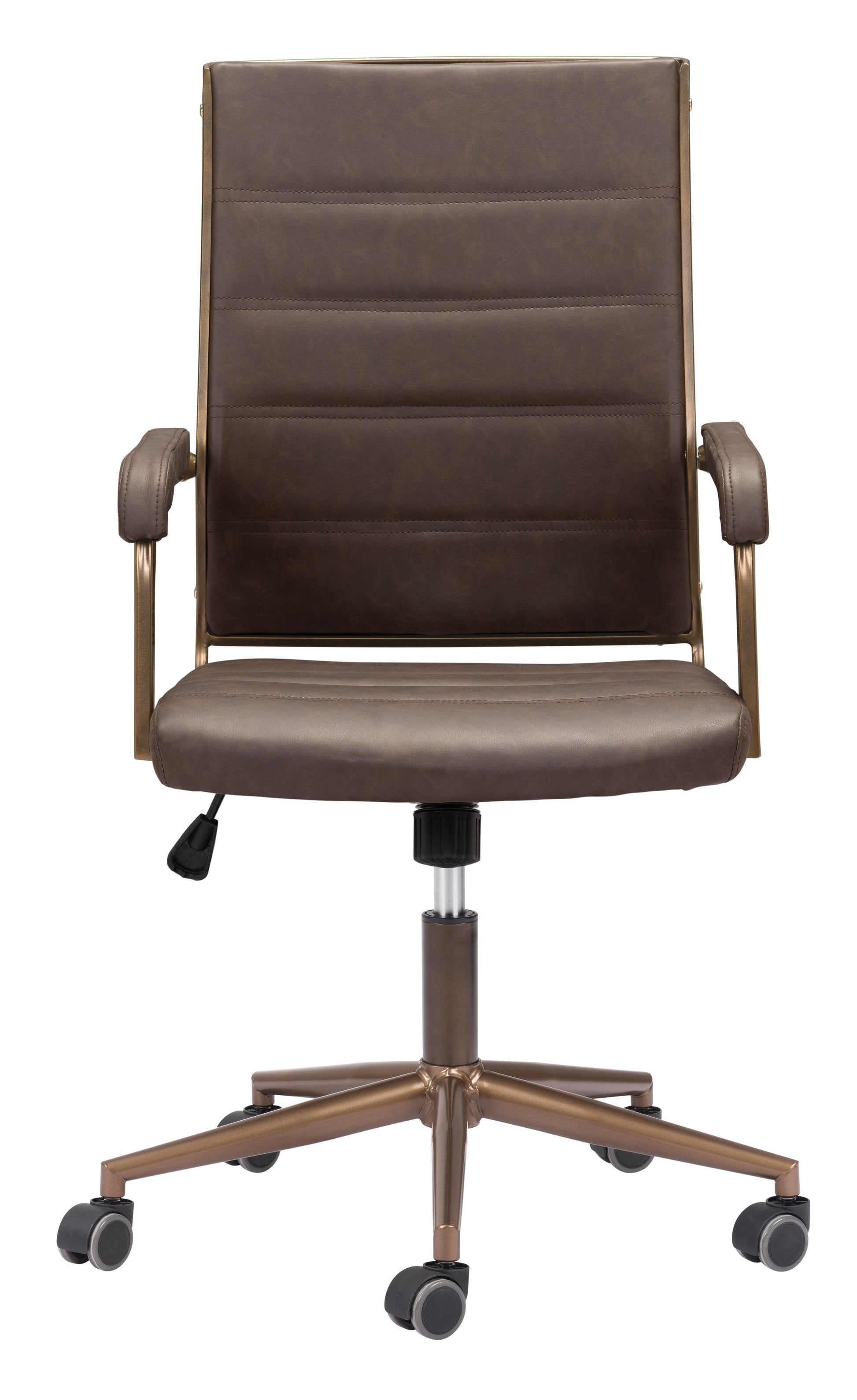 Auction Office Chair Espresso - Disselt Designs