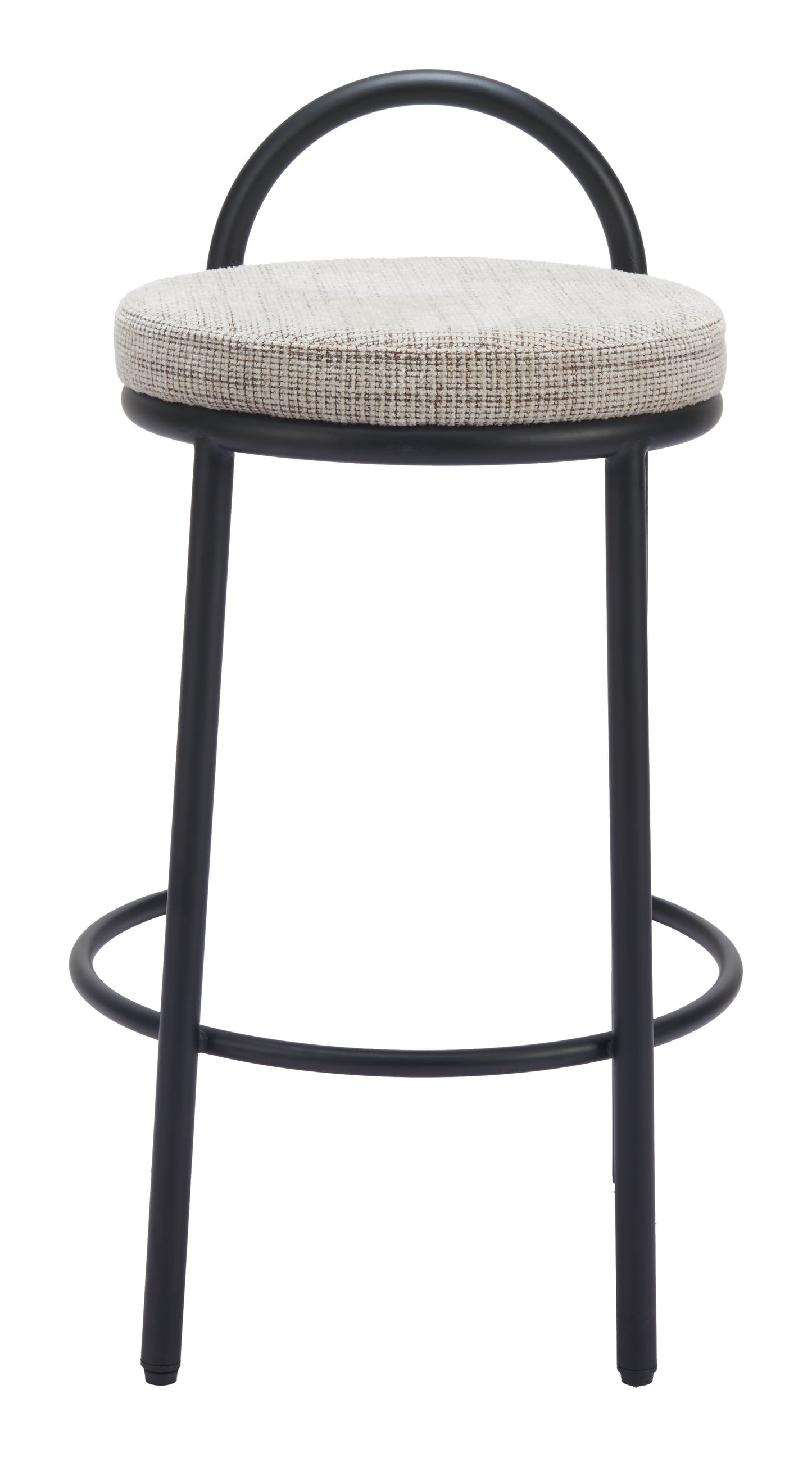 Sisal Counter Stool (Set of 2) Beige Tweed - Disselt Designs