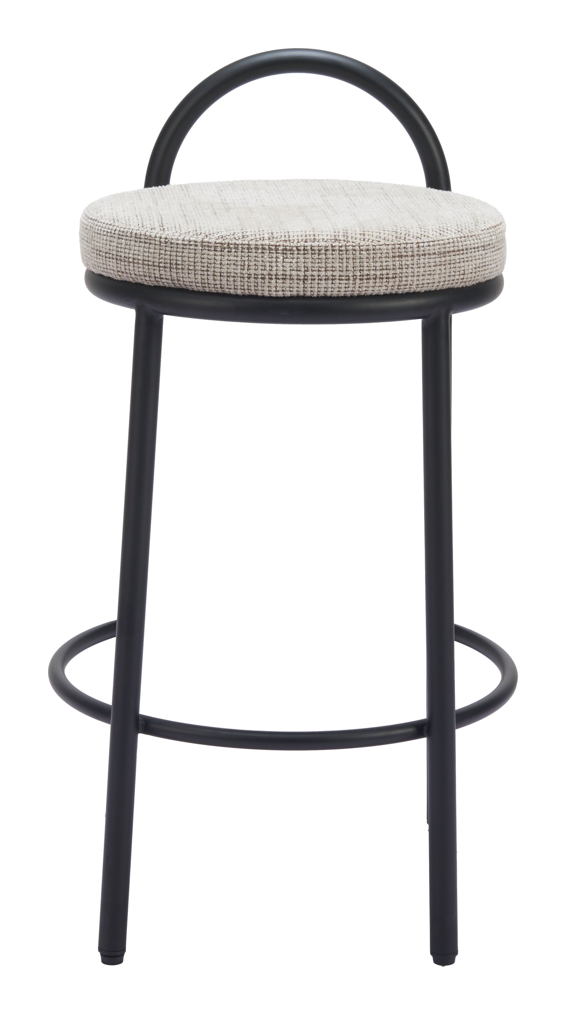 Sisal Counter Stool (Set of 2) Beige Tweed - Disselt Designs