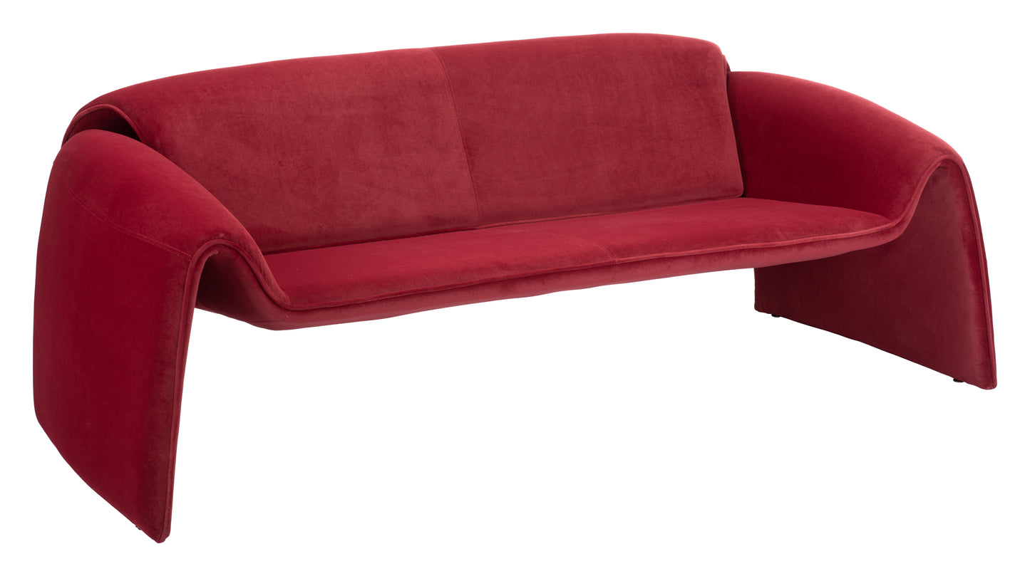 Horten Sofa Red - Disselt Designs