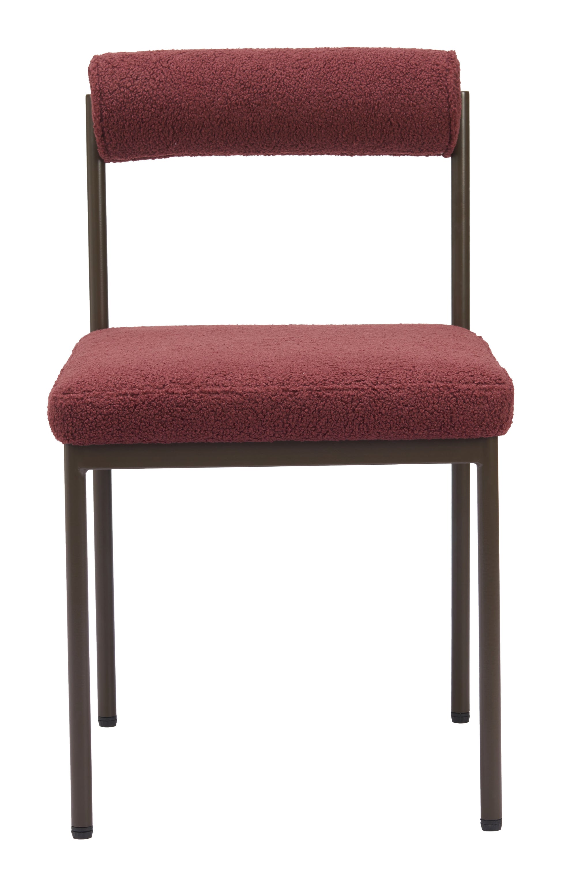 Livorno Dining Chair Red & Bronze - Disselt Designs