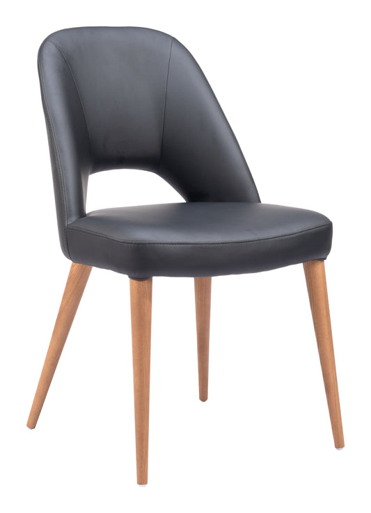 Leith Dining Chair (Set of 2) Black - Disselt Designs