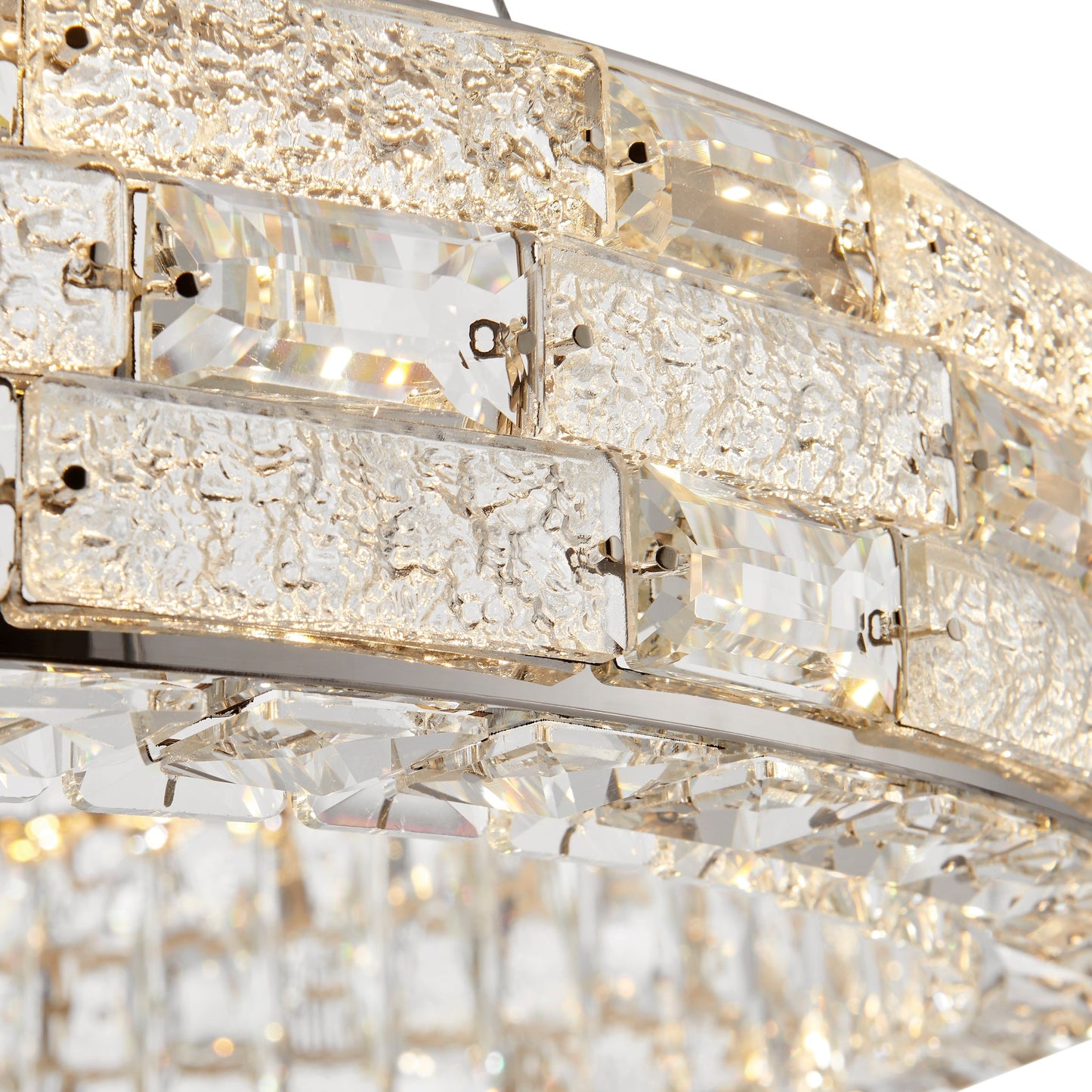 1 Ring Crystal Chandelier // Chrome - Disselt Designs