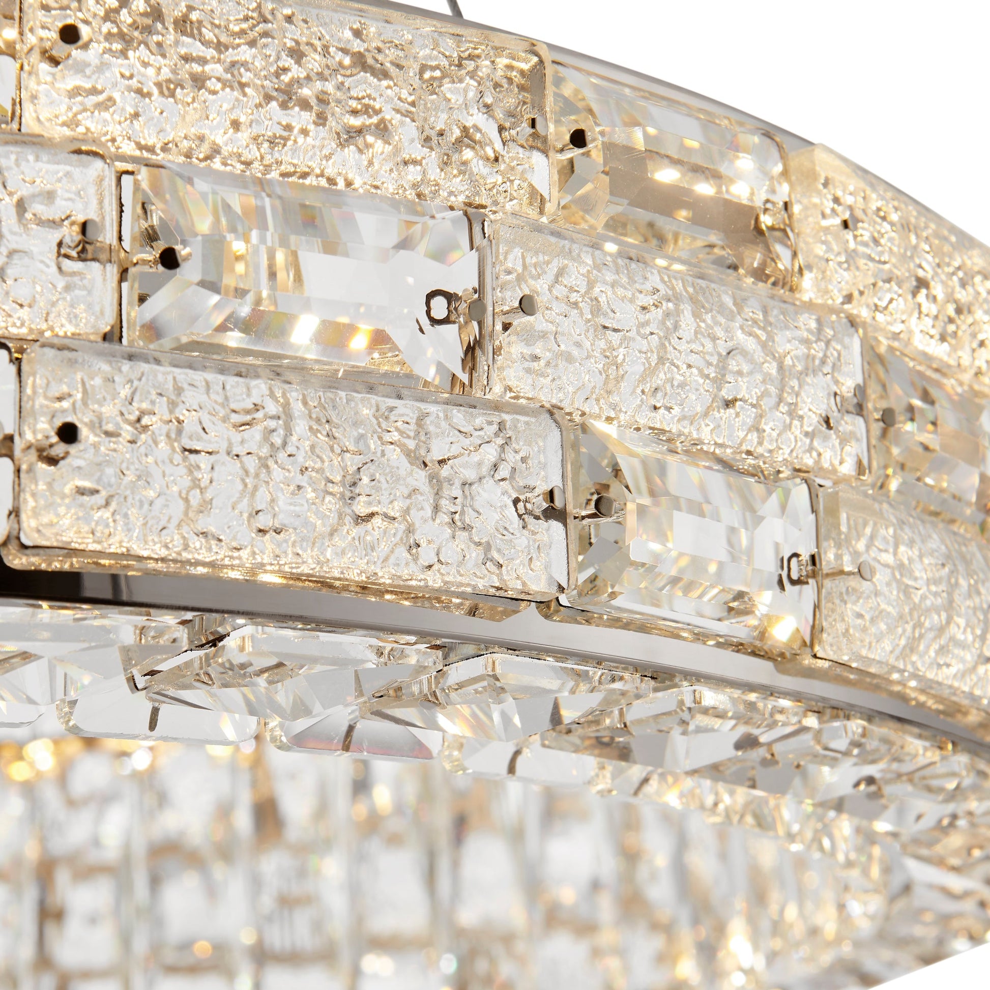 1 Ring Crystal Chandelier // Chrome - Disselt Designs