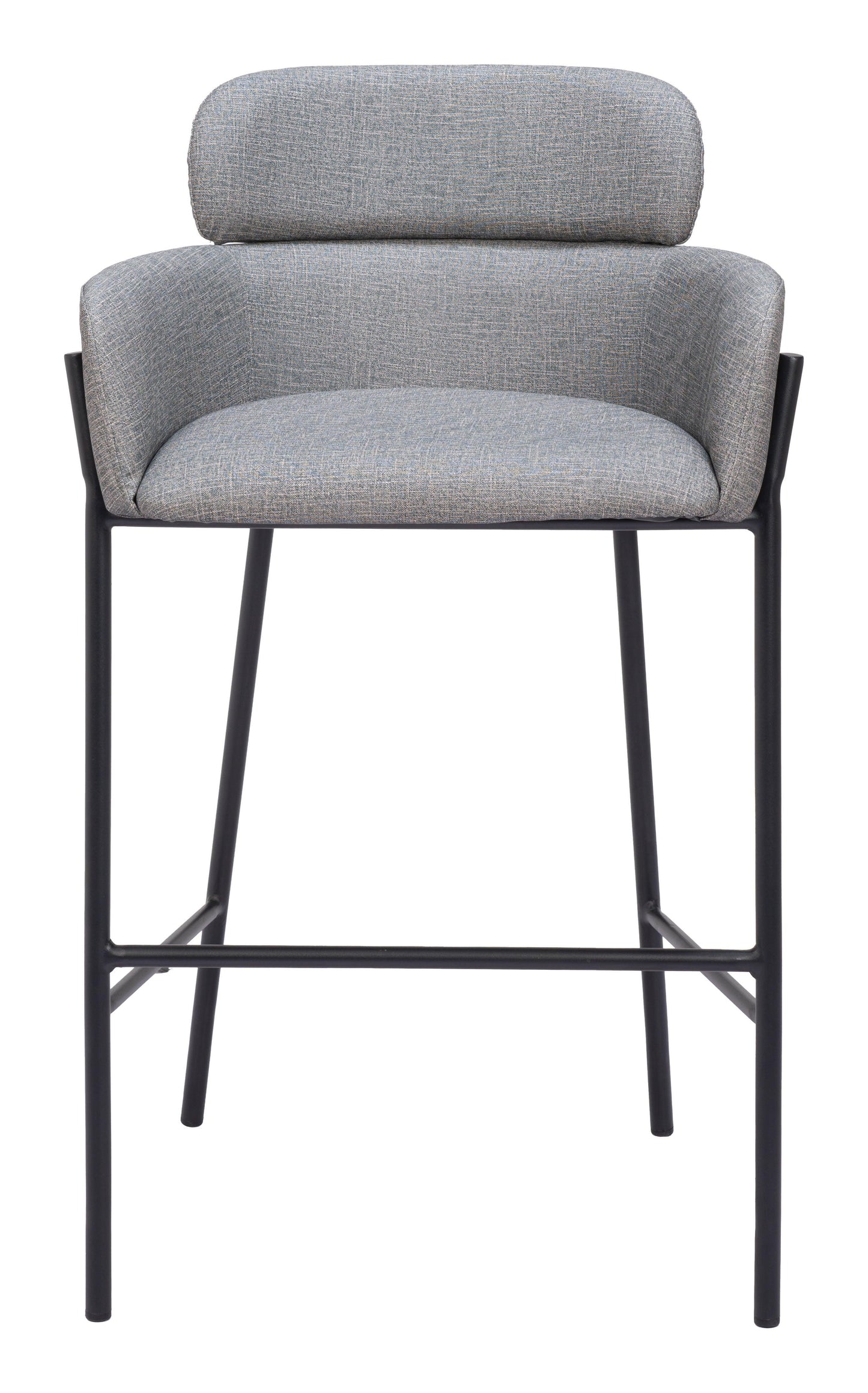 Bremor Barstool Slate Gray - Disselt Designs