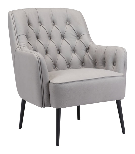 Tasmania Accent Chair Gray - Disselt Designs