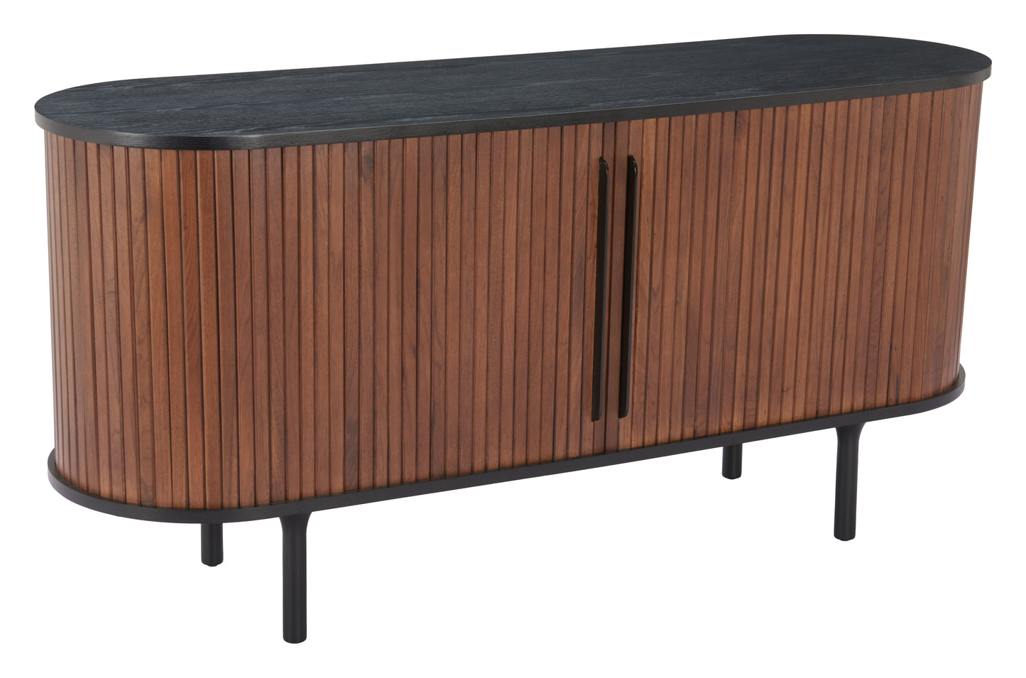 Koriana Sideboard Black & Walnut - Disselt Designs