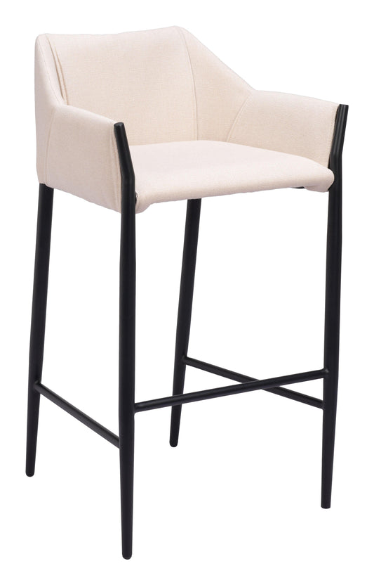 Andover Barstool Beige - Disselt Designs