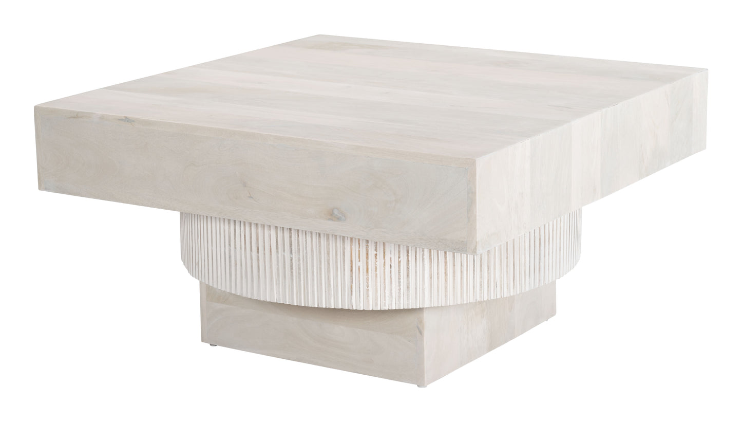 Trani Coffee Table Whitewashed - Disselt Designs