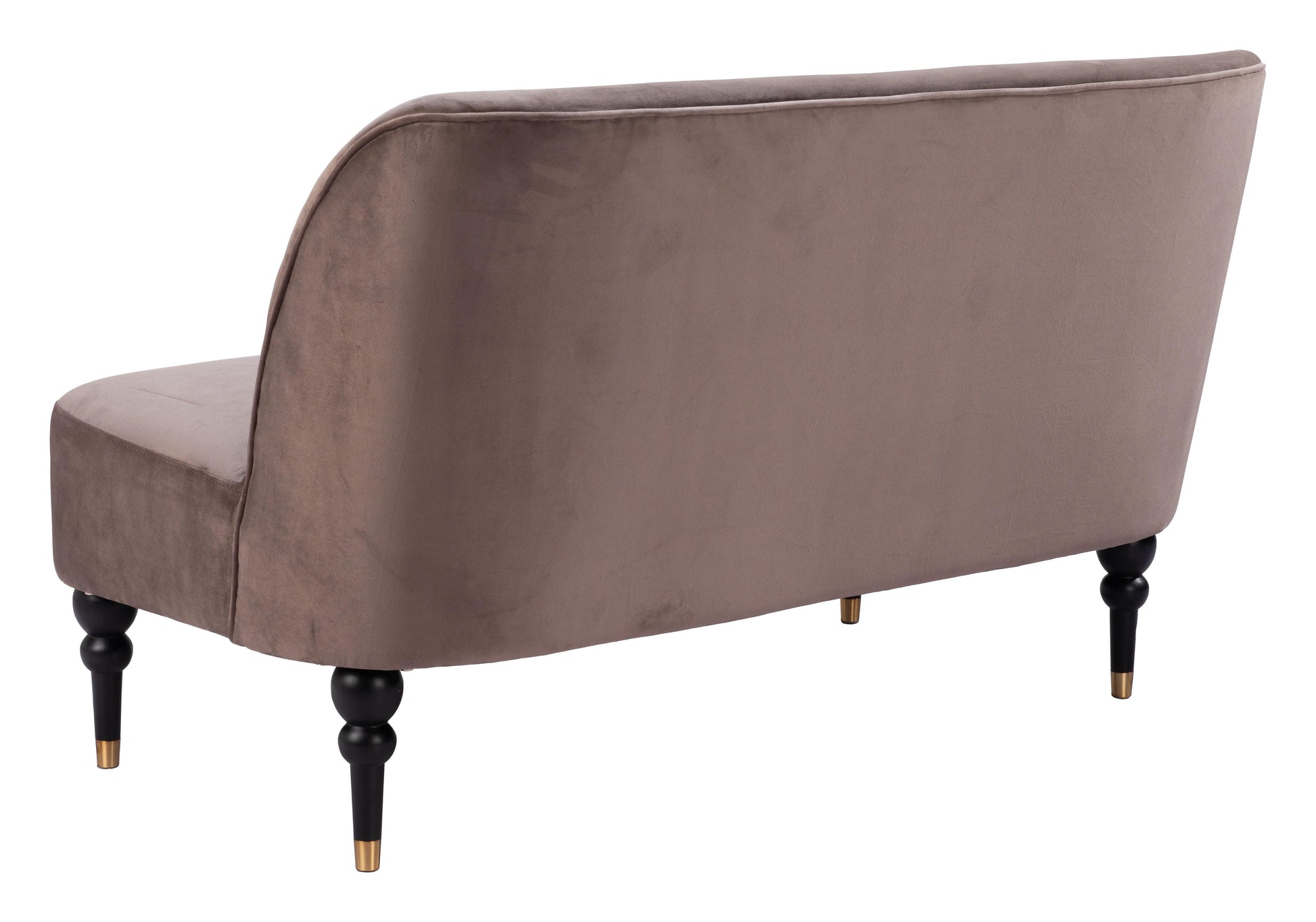 Bintulu Loveseat Taupe - Disselt Designs
