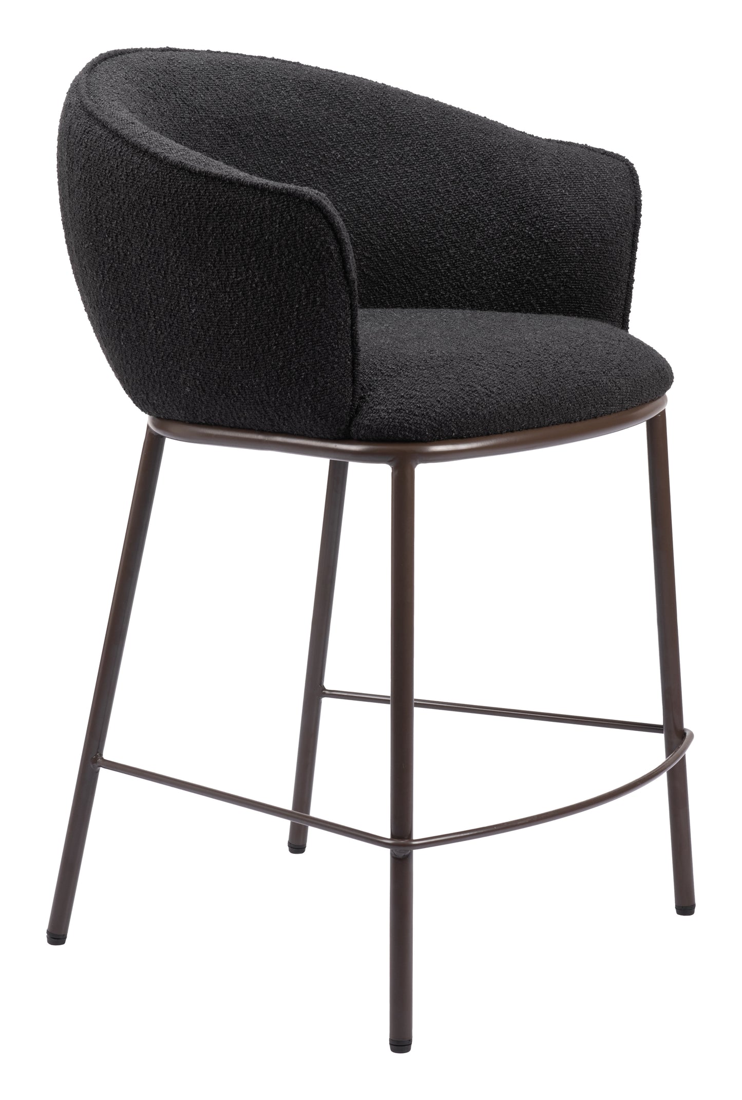 Essen Counter Stool Black & Bronze - Disselt Designs