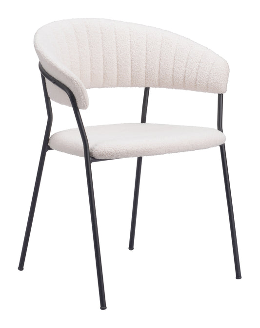 Josephine Dining Chair (Set of 2) Cream - Disselt Designs