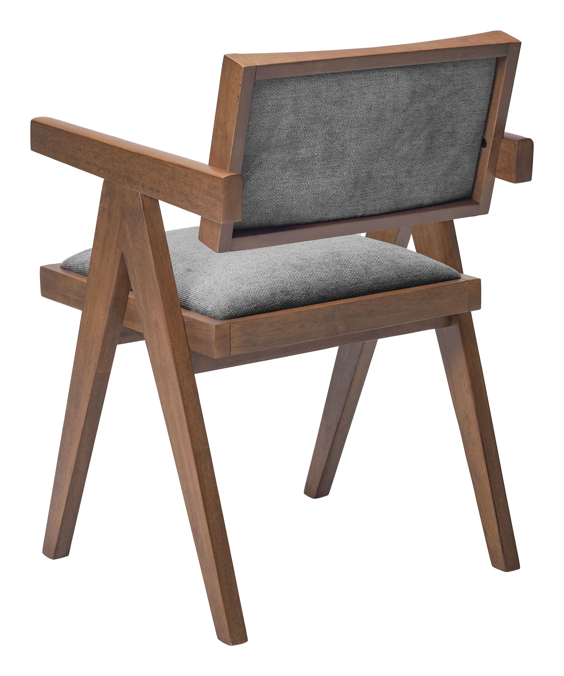 Delhi Dining Chair (Set of 2) Gray & Walnut - Disselt Designs