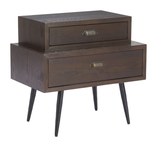 Mechy Side Table Brown - Disselt Designs