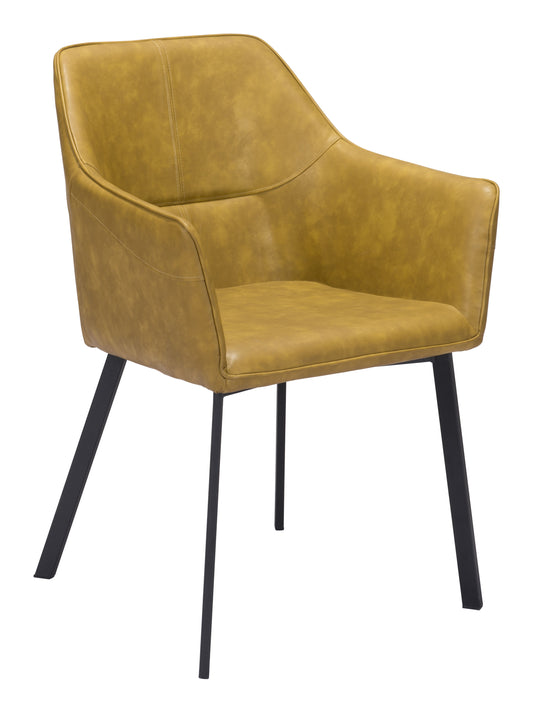 Loiret Dining Chair (Set of 2) Yellow - Disselt Designs