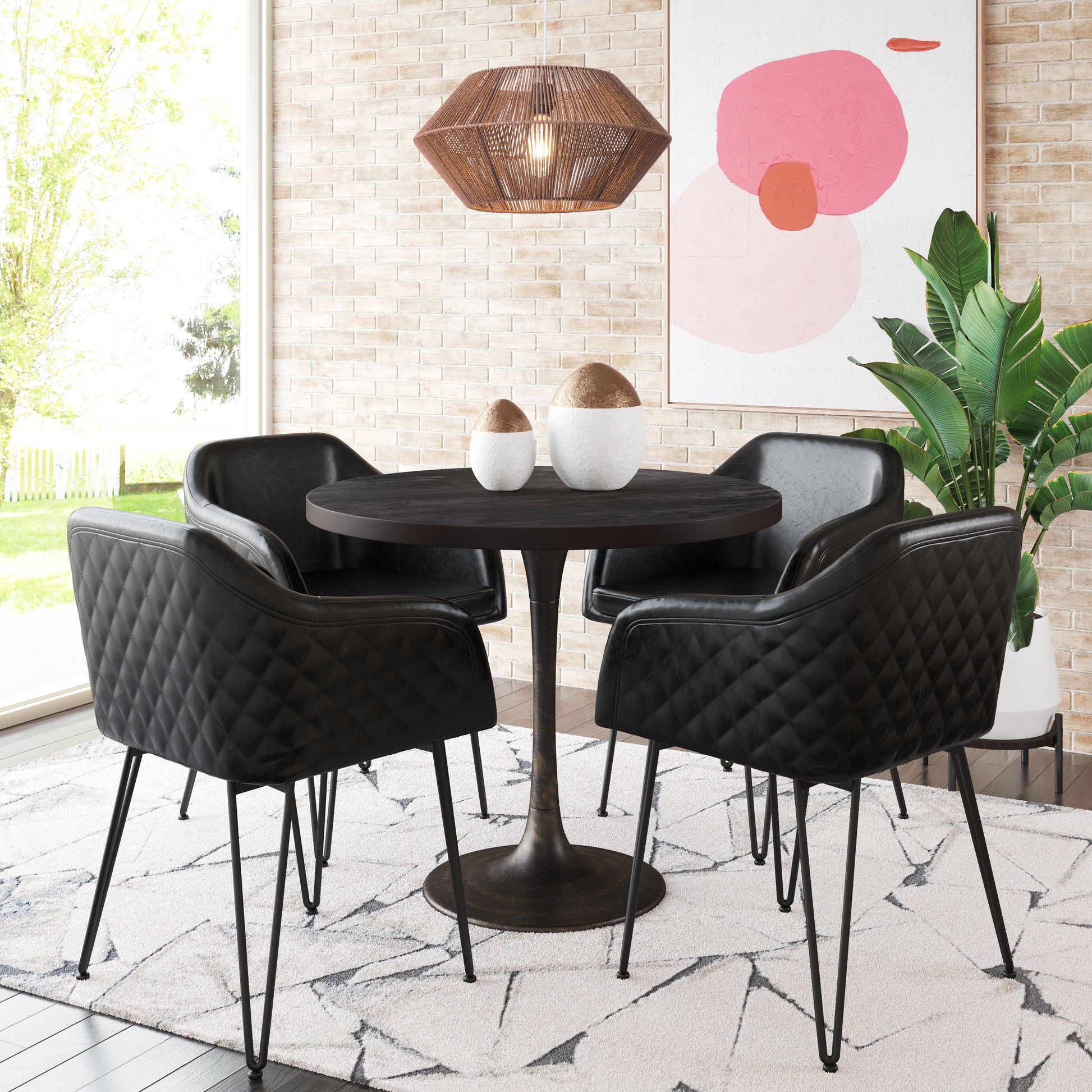 Kendrick Ceiling Lamp Brown - Disselt Designs