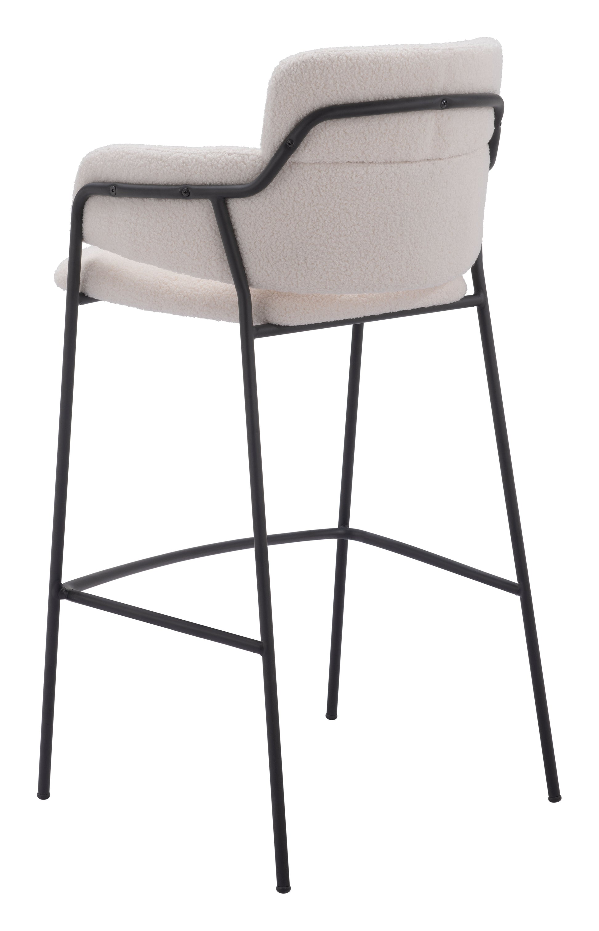 Marcel Barstool (Set of 2) Cream - Disselt Designs