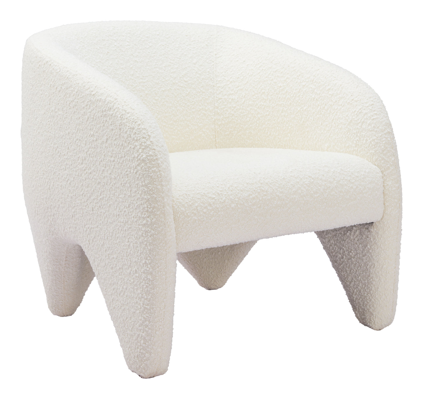Lopta Accent Chair White - Disselt Designs