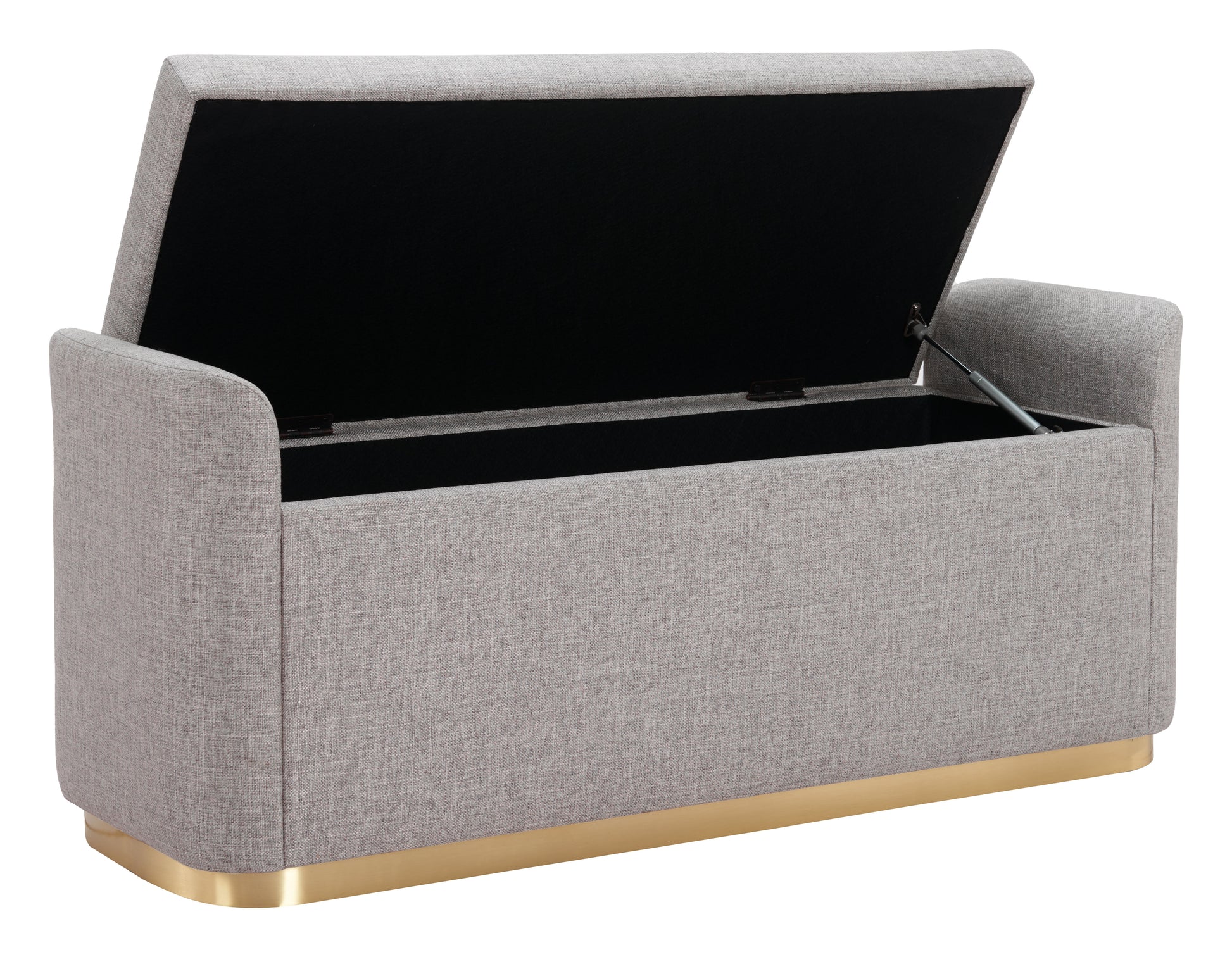 Dobo Storage Bench Gray - Disselt Designs