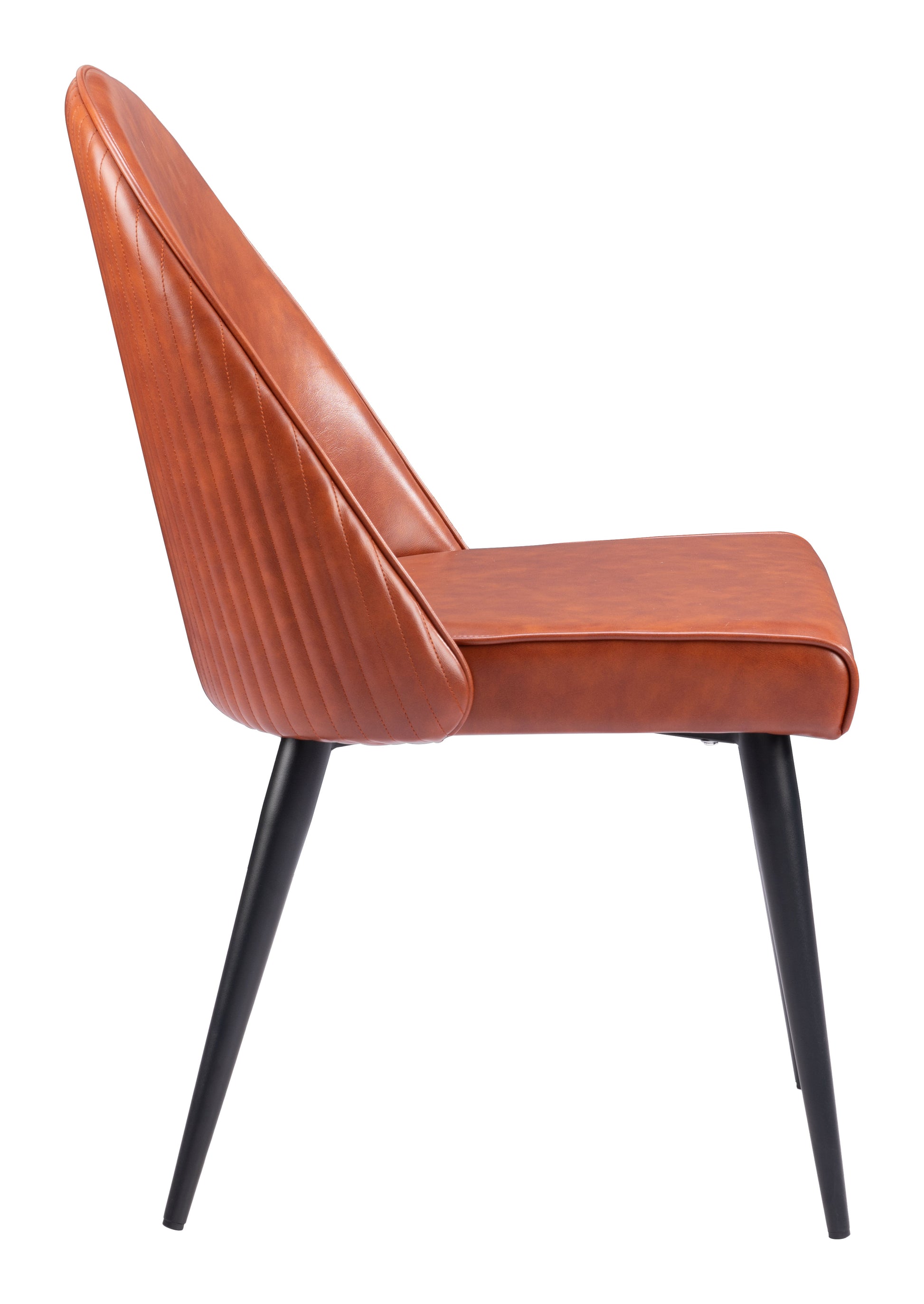 Silloth Armless Dining Chair (Set of 2) Brown - Disselt Designs