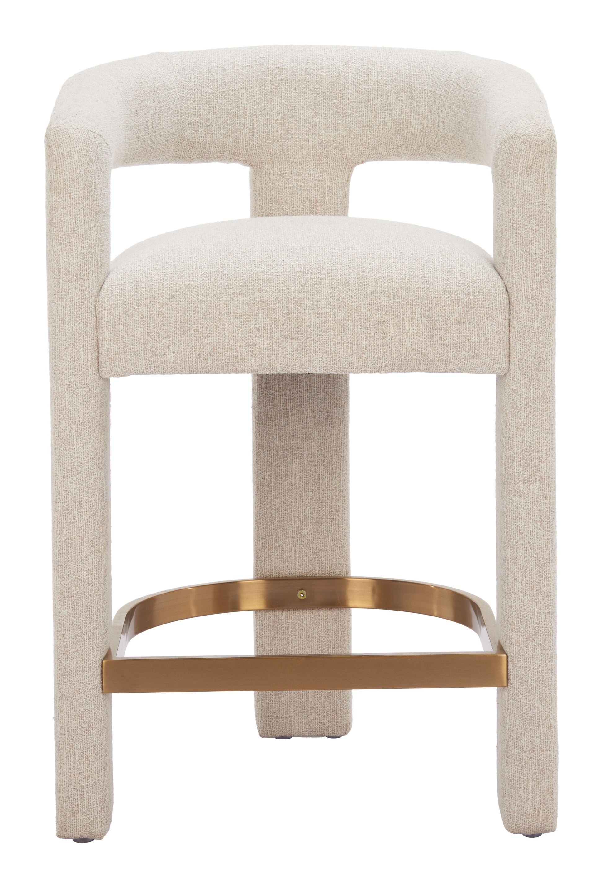 Saiko Counter Stool Beige - Disselt Designs
