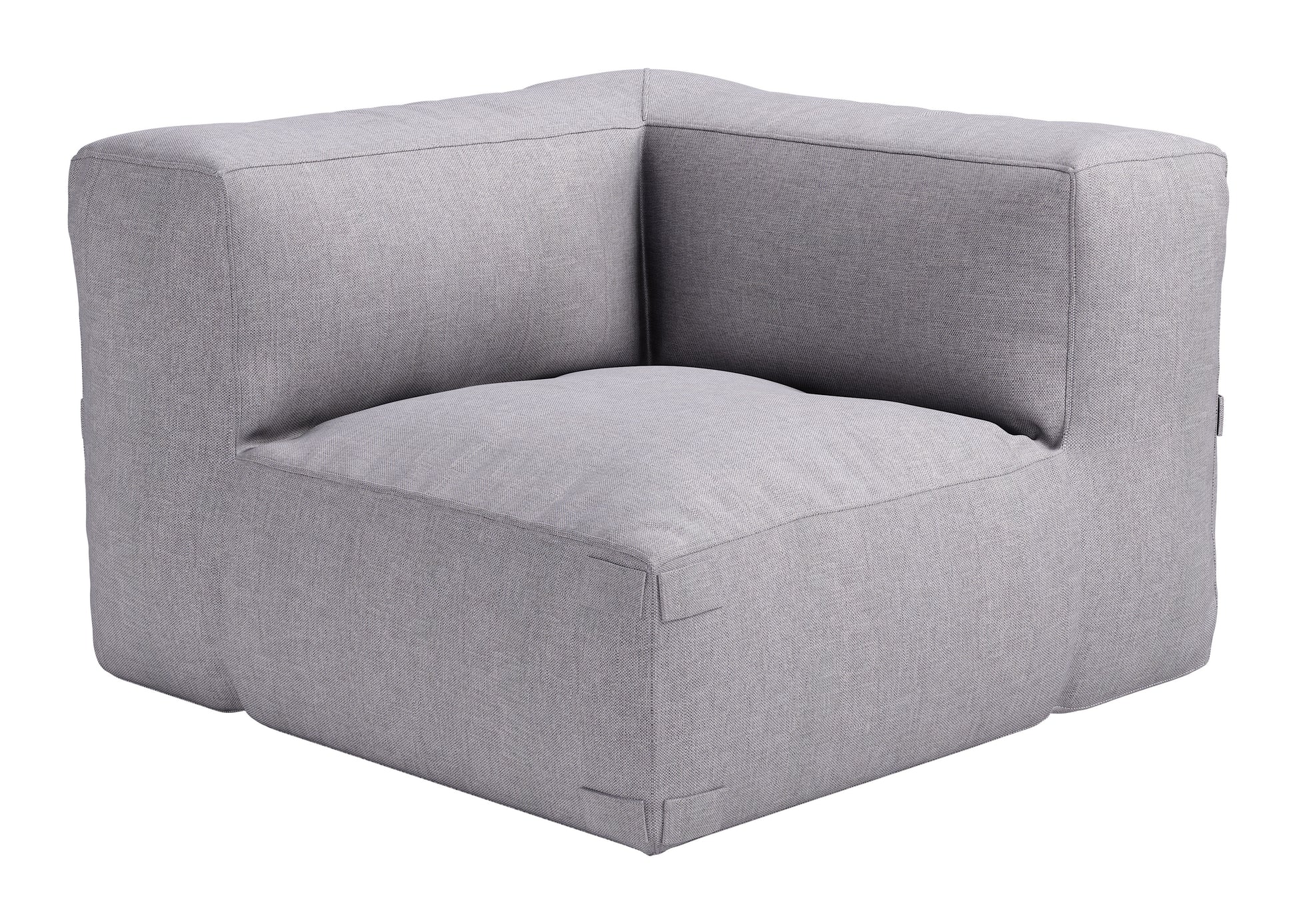 Luanda Corner Chair Gray - Disselt Designs
