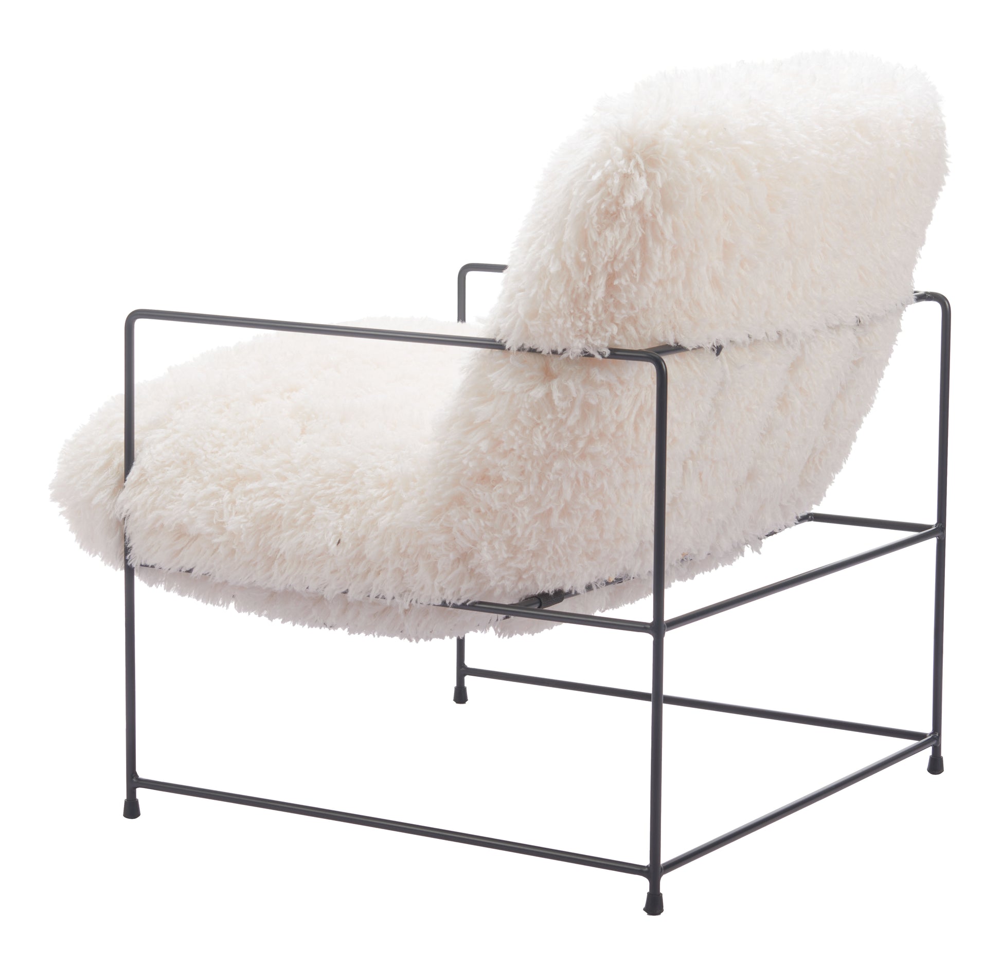 Pelut Accent Chair White - Disselt Designs