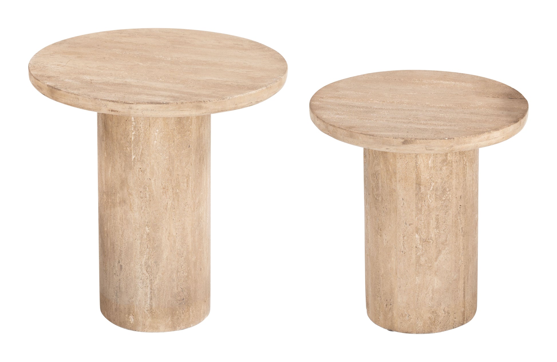 Fenith Accent Table Set (2-Piece) Natural - Disselt Designs