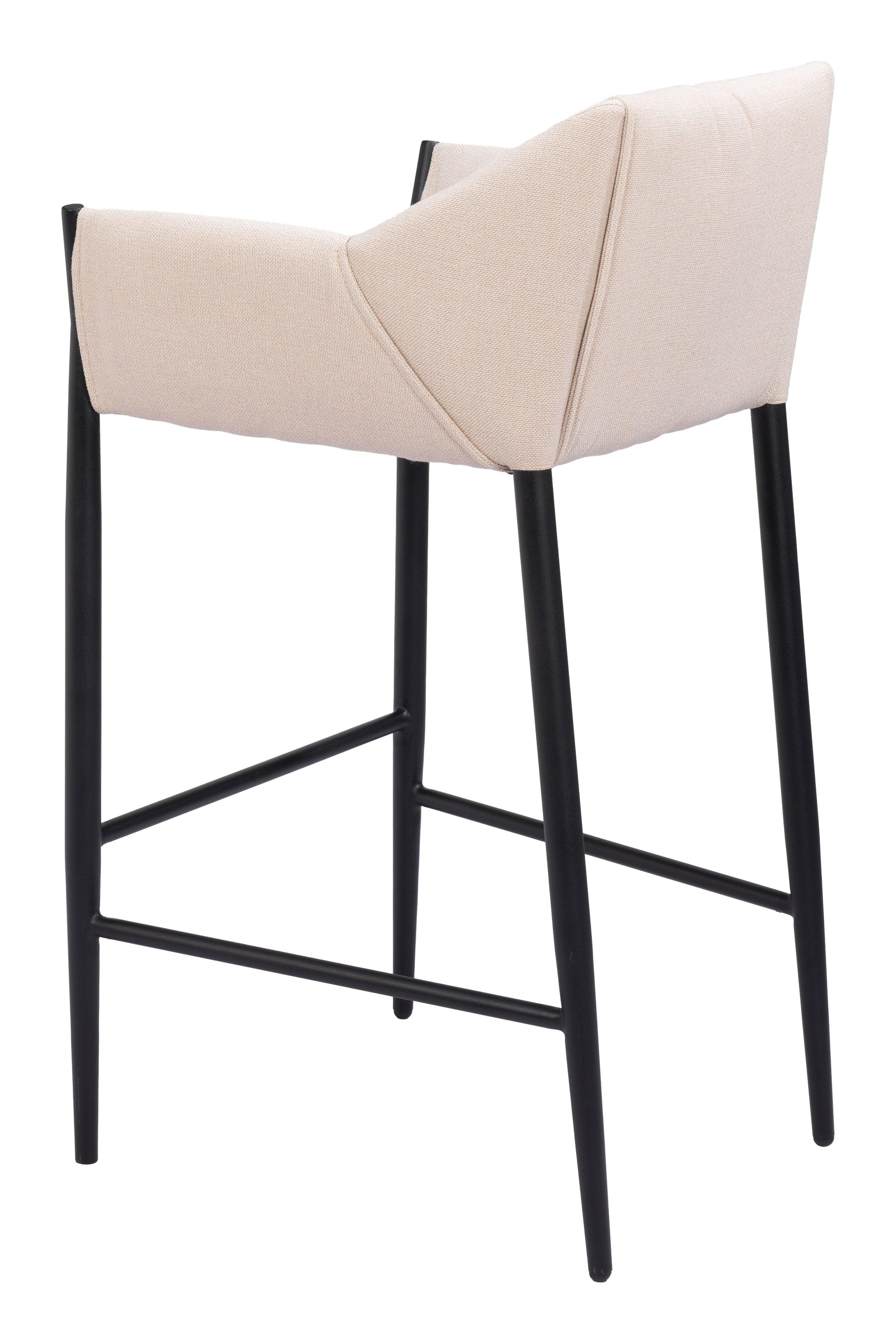 Andover Barstool Beige - Disselt Designs