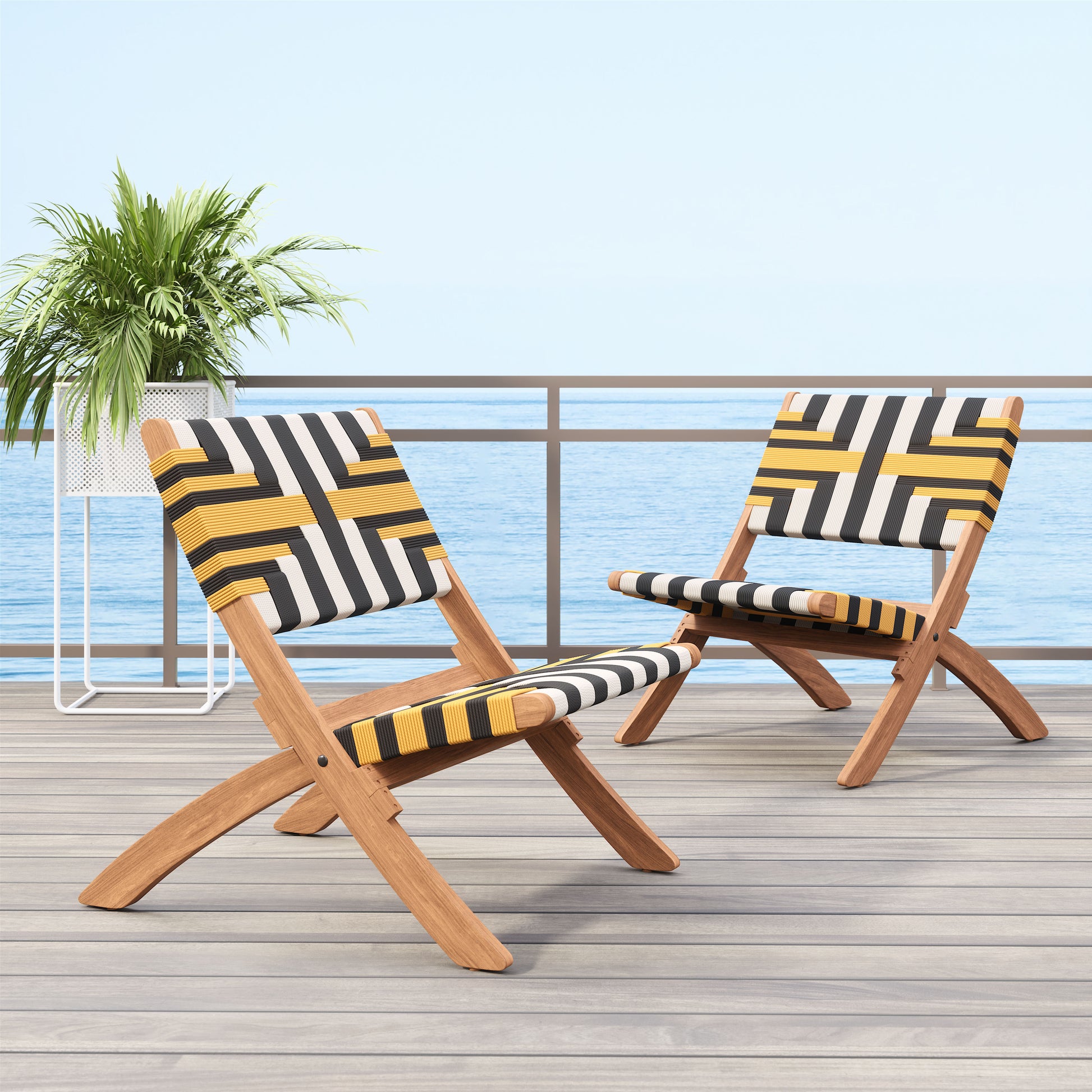 Sunbeam Lounge Chair Multicolor - Disselt Designs
