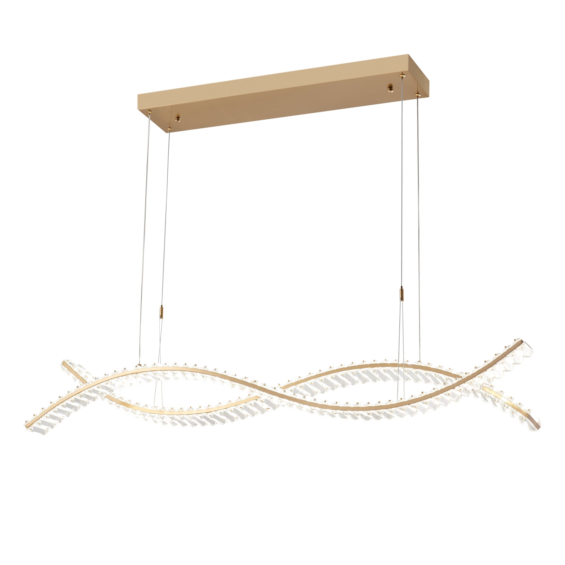 Charlotte Chandelier // Brushed Gold - Disselt Designs
