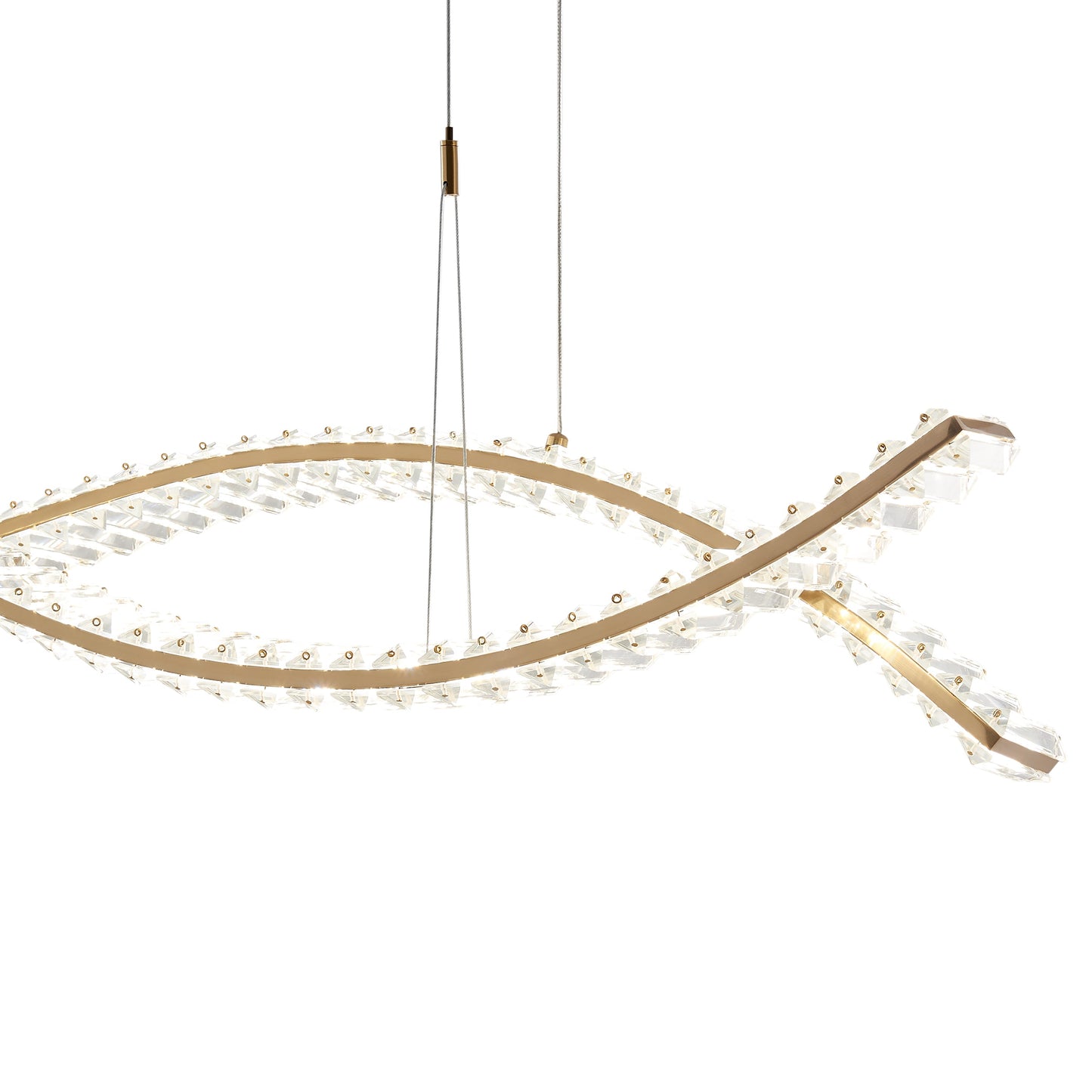 Charlotte Chandelier // Brushed Gold - Disselt Designs