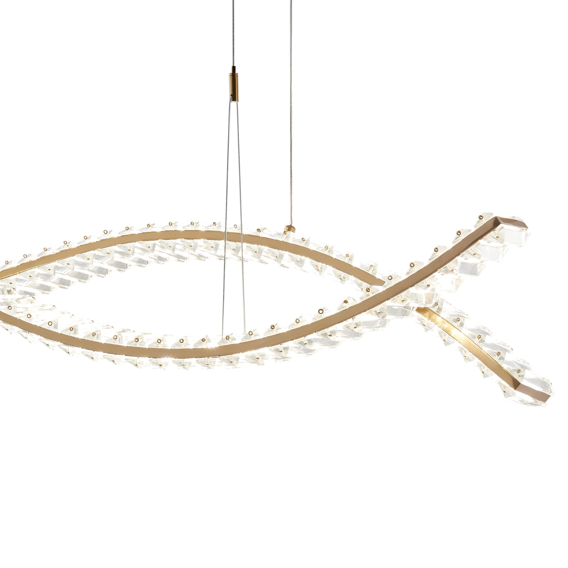 Charlotte Chandelier // Brushed Gold - Disselt Designs