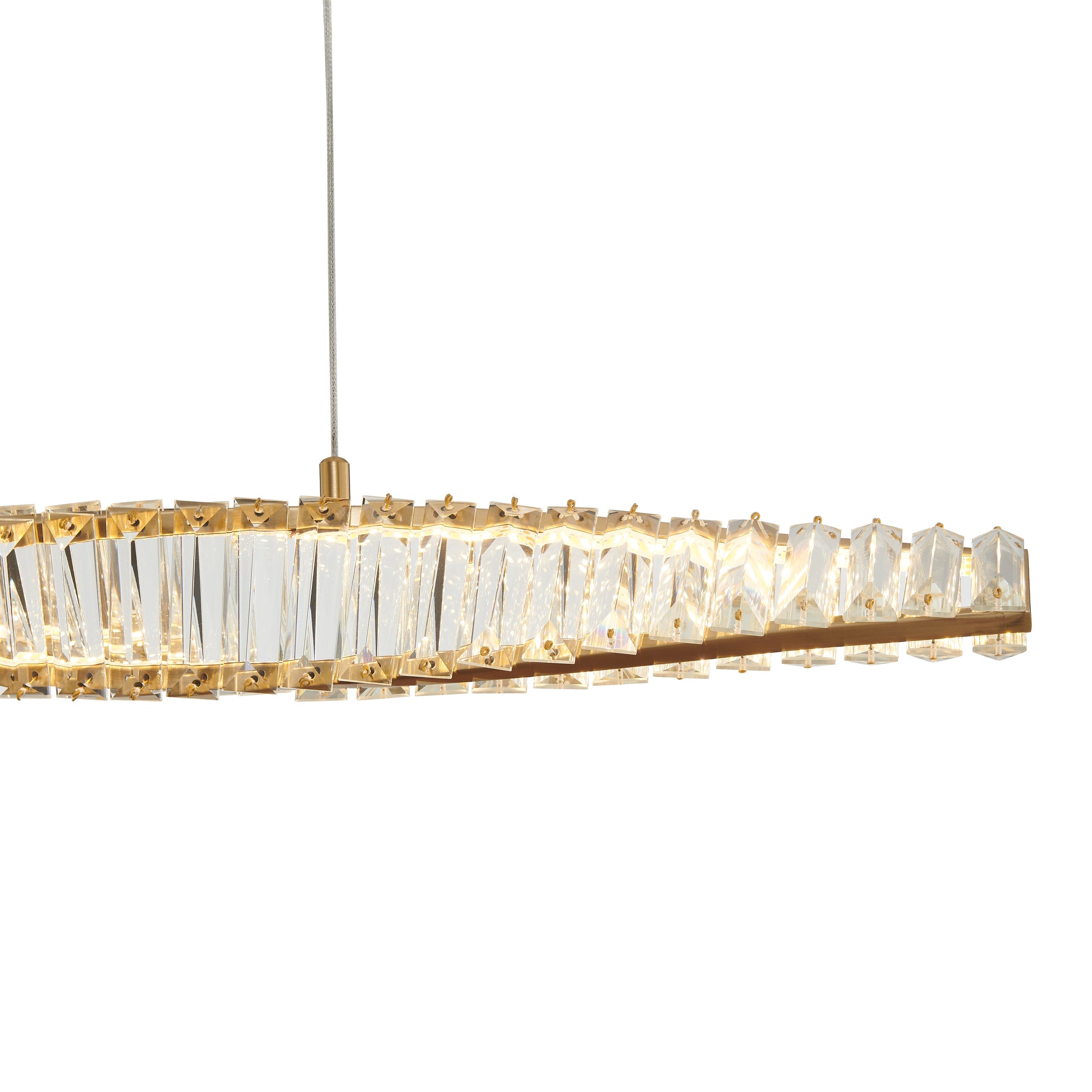 Towson Chandelier // Brushed Gold - Disselt Designs